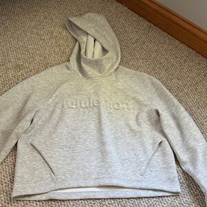 lululemon athletica Light Gray Women's Hoodie size 6 like new